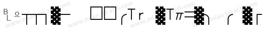 Gallient 常规(TrueType) (western)Micr字体转换